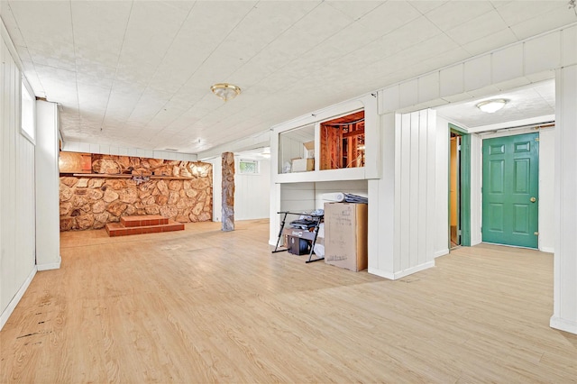 21 James Rd, Monroe, NY 10950 - unfurnished living room with wood finished floors