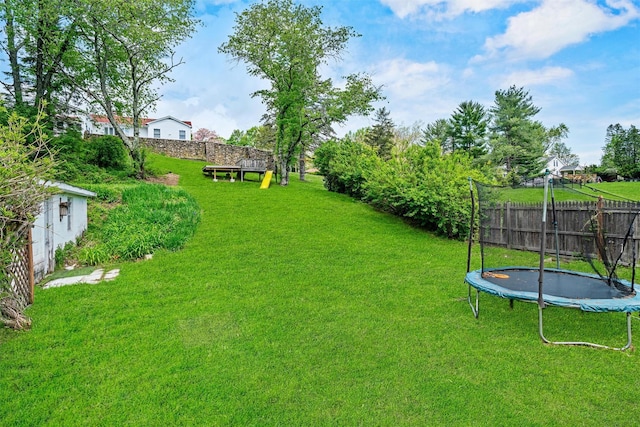 15 Scanlon Ave, Florida, NY 10921 - view of yard with a trampoline