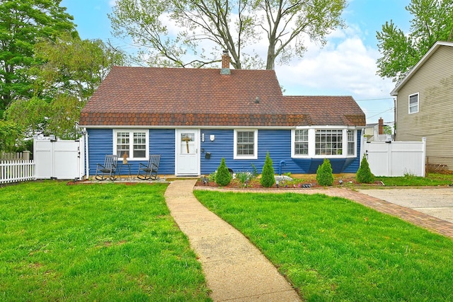 133 Spring Ln, Levittown, NY 11756 - view of front of property featuring a chimney