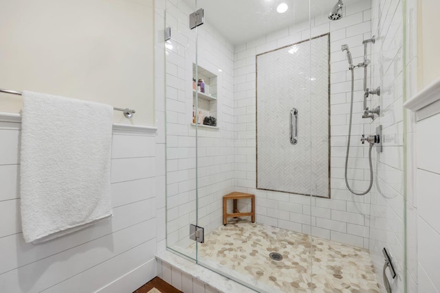 5 Donald Dr, Hastings-On-Hudson, NY 10706 - full bathroom featuring a stall shower