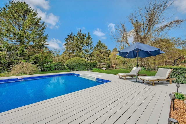 5A/5B Jessup Ln, Quogue, NY 11959 - outdoor pool with a deck