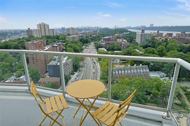 3333 Henry Hudson Pkwy # 23Ef, Bronx, NY 10463 - balcony featuring a view of city