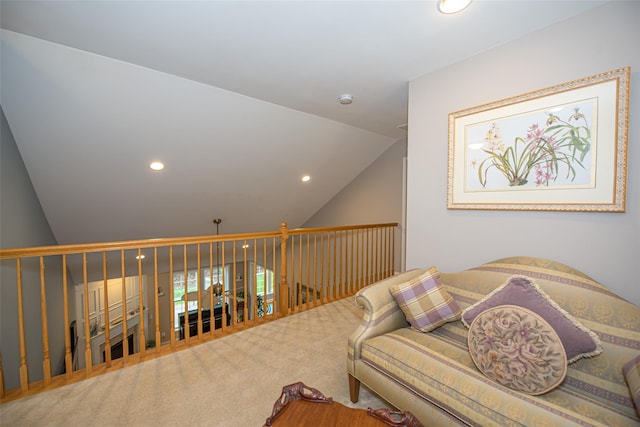 42 Kimberly Dr Unit 42, Westhampton, NY 11977 - living area featuring recessed lighting and vaulted ceiling