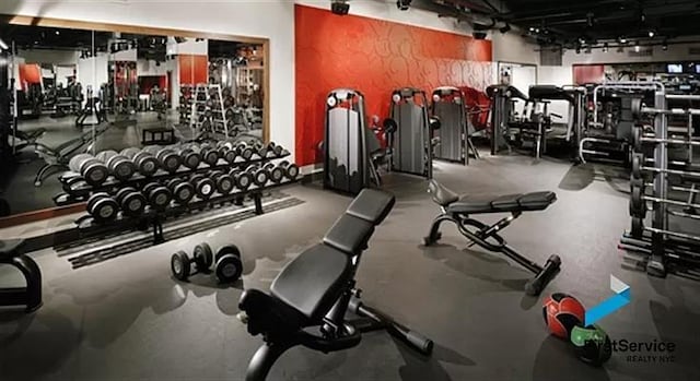 view of gym
