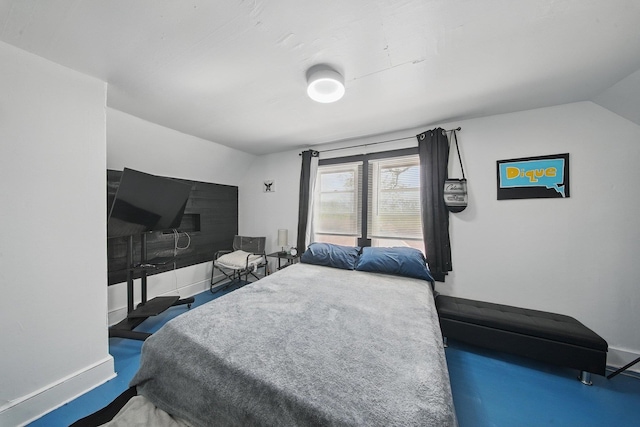5404 State Route 55, Liberty, NY 12754 - bedroom with vaulted ceiling and baseboards