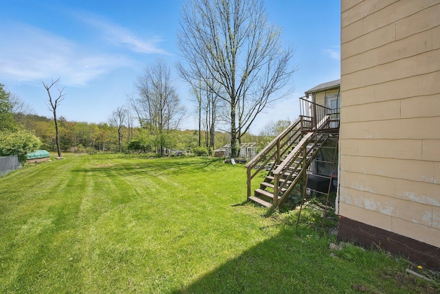 5404 State Route 55, Liberty, NY 12754 - view of grassy yard featuring stairway