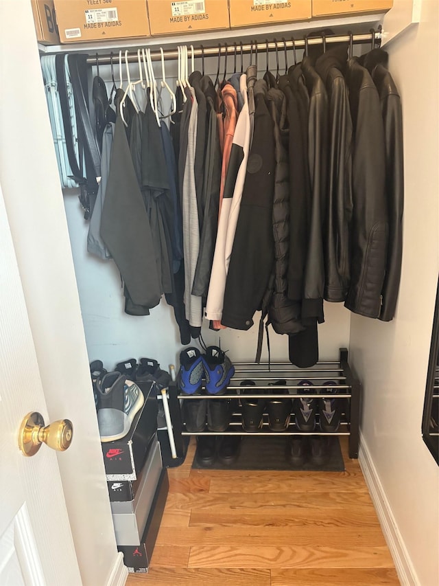 view of closet