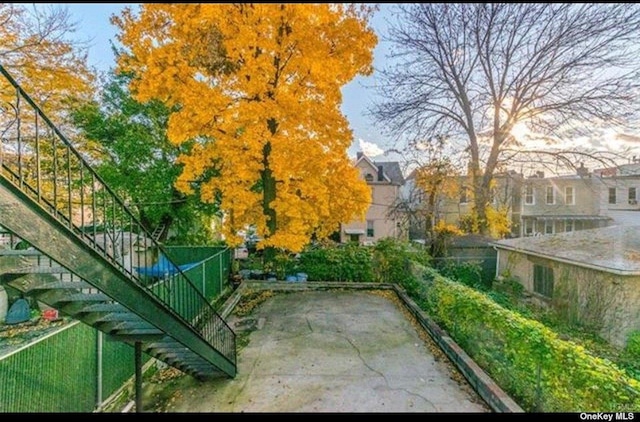 832 E 224th St, Bronx, NY 10466 - view of patio featuring stairway