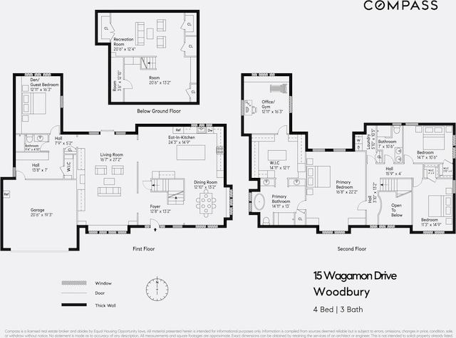 15 Wagamon Dr, Woodbury, NY 11797 - room layout