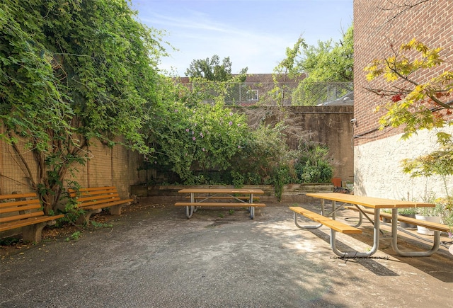 67-30 Clyde St Unit 6W, Forest Hills, NY 11375 - view of patio / terrace with fence and outdoor dining area