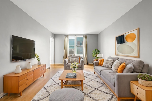 67-30 Clyde St Unit 6W, Forest Hills, NY 11375 - living area with light wood finished floors and baseboards