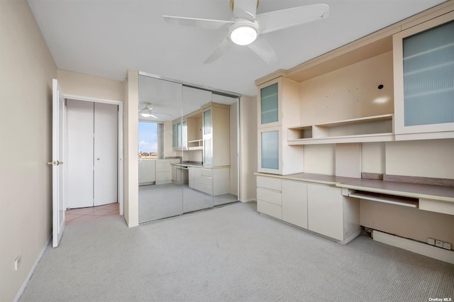2 Bay Club Dr Unit 3Z3, Bayside, NY 11360 - unfurnished office featuring a ceiling fan and light colored carpet