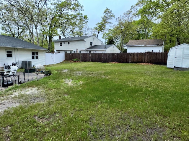 23 Hawkins Path, Coram, NY 11727 - view of yard with central air condition unit