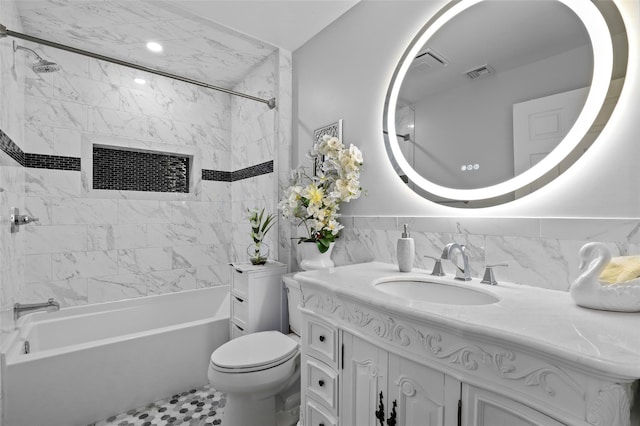 25 Crest Rd, Cold Spring, NY 10516 - full bath with toilet, shower / bathtub combination, and vanity