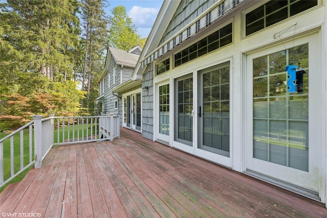 view of deck