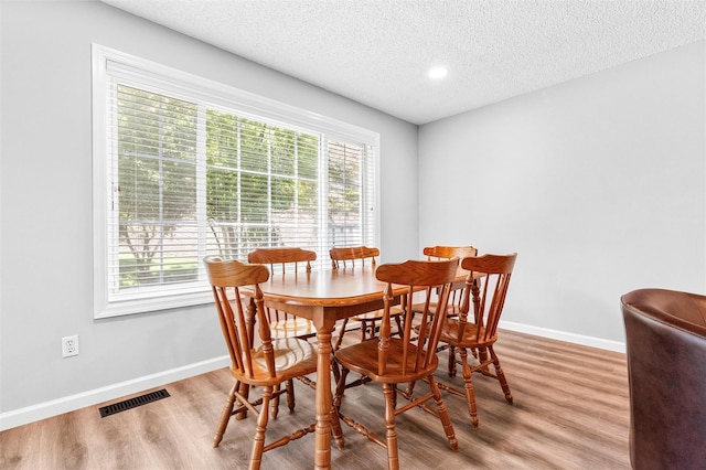 1 Mountain Ter, Nanuet, NY 10954 - dining space with a textured ceiling, light wood finished floors, and baseboards