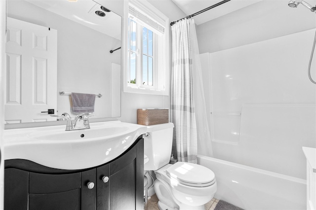 1 Mountain Ter, Nanuet, NY 10954 - full bath with vanity, shower / bathtub combination with curtain, and toilet