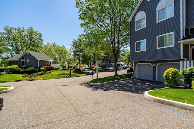 1 Mountain Ter, Nanuet, NY 10954 - view of asphalt street featuring curbs and traffic signs
