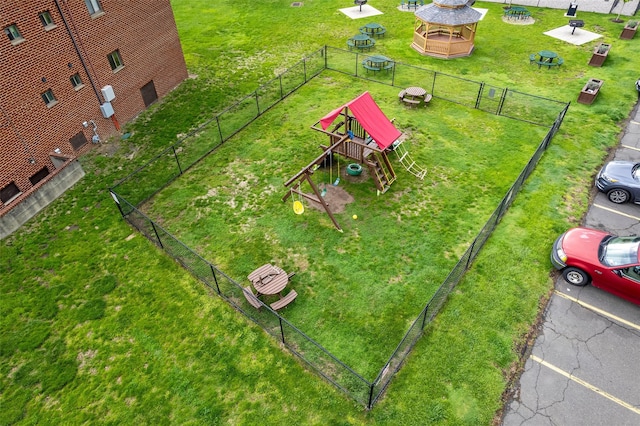 drone / aerial view