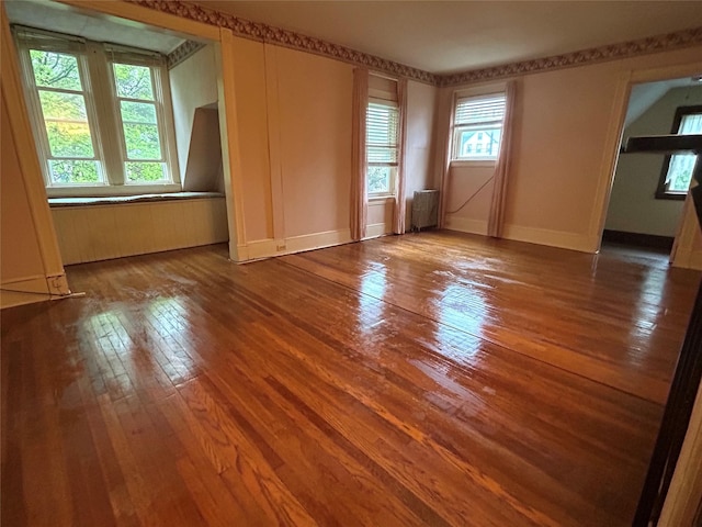 22 Herbert St, Beacon, NY 12508 - empty room with wood-type flooring and baseboards