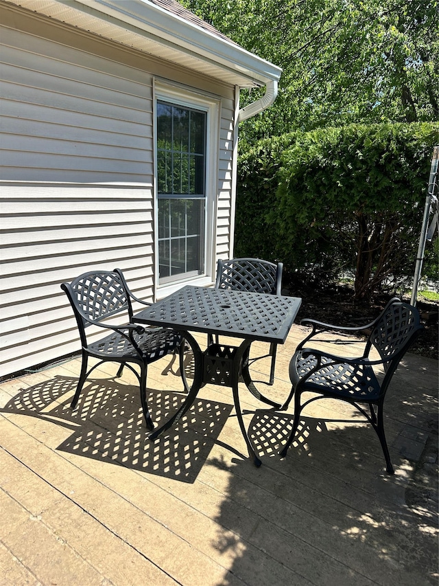 1 Olde Wagon Rd, Warwick, NY 10990 - deck featuring outdoor dining area and a patio area