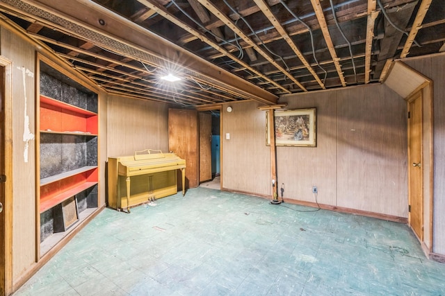 179-03 Selover Rd, Jamaica, NY 11434 - finished below grade area with tile patterned floors