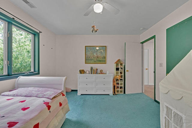6 Edgewater Rd, Poughkeepsie, NY 12603 - carpeted bedroom featuring ceiling fan