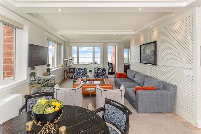 16 Rockledge Ave Unit 5D-2, Ossining, NY 10562 - living area featuring crown molding and baseboards