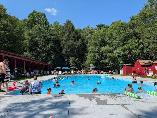 11 W Mongaup Trl, Smallwood, NY 12778 - community pool featuring a patio area