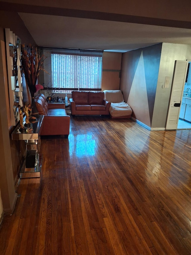 814B Tilden St # 4J, Bronx, NY 10467 - living area featuring wood finished floors and baseboards