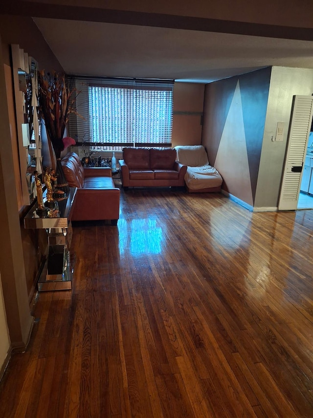 814B Tilden St # 4J, Bronx, NY 10467 - living room featuring wood finished floors and baseboards