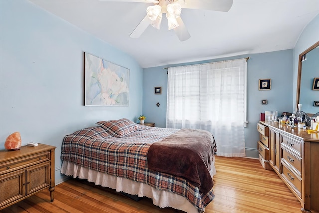 42 Longview Ave, White Plains, NY 10605 - bedroom featuring light wood-style flooring, a ceiling fan, and baseboards