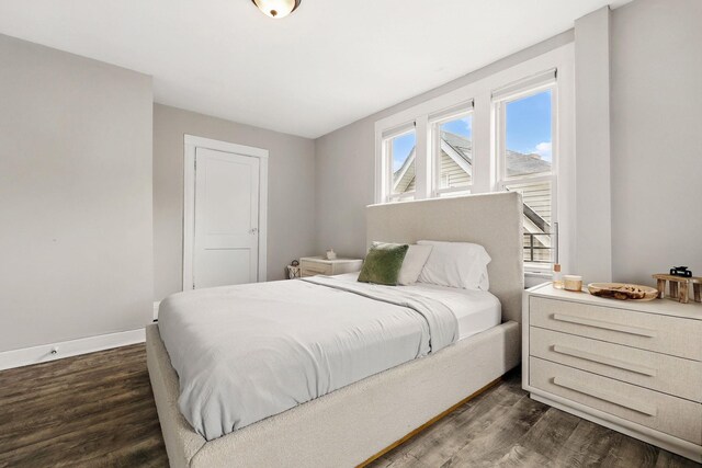 40 Longview Ave, White Plains, NY 10605 - bedroom with dark wood finished floors and baseboards