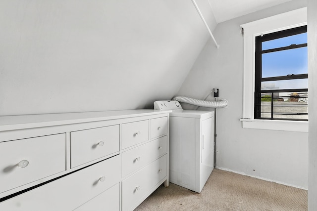 40 Longview Ave, White Plains, NY 10605 - laundry area featuring cabinet space, washer / clothes dryer, light colored carpet, and baseboards