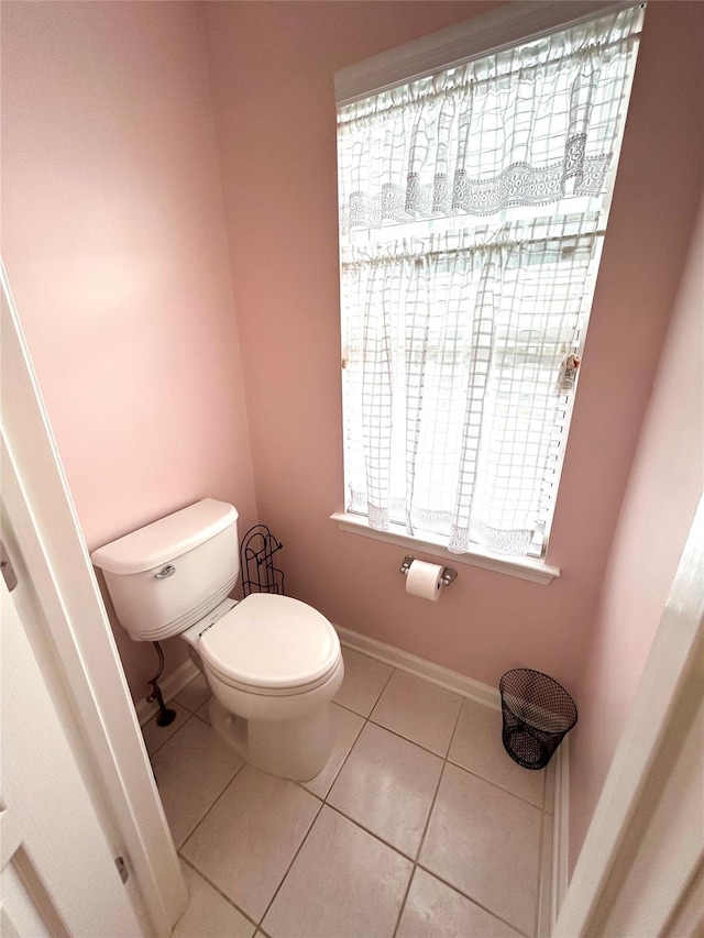 19 Brighton Dr Unit 1703, Newburgh, NY 12550 - bathroom with tile patterned flooring, toilet, and baseboards
