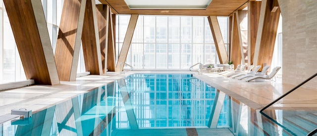 view of indoor community pool