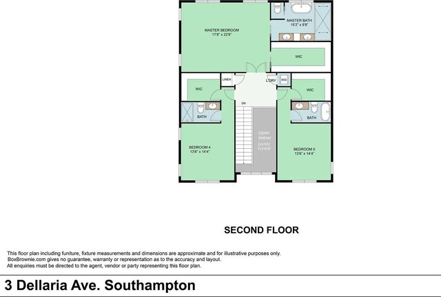 3 Dellaria Ave, Southampton, NY 11968 - room layout