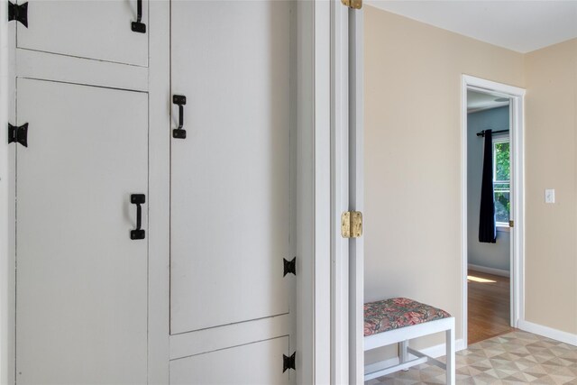 31 Bayberry Ln, Sag Harbor, NY 11963 - doorway with baseboards and light floors