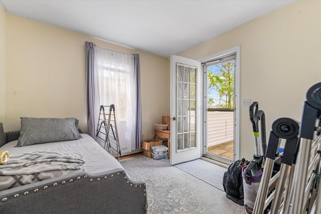 53 Shore Rd, Hampton Bays, NY 11946 - bedroom with access to outside and carpet floors