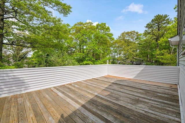 53 Shore Rd, Hampton Bays, NY 11946 - deck featuring view of scattered trees