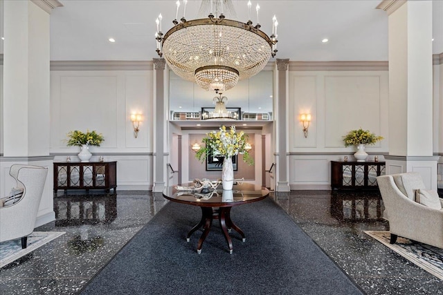 700 Shore Rd Unit 7Ee, Long Beach, NY 11561 - common area featuring a decorative wall
