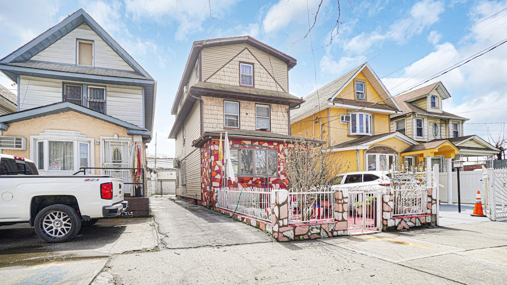 181-16 93rd Ave, Hollis, NY 11423 - view of front of home with fence