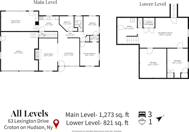 63 Lexington Dr, Croton-On-Hudson, NY 10520 - home floor plan