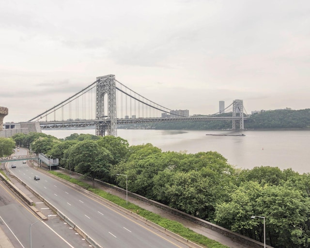 160 Cabrini Blvd Unit 62, New York Manhattan, NY 10033 - water view with a notable bridge