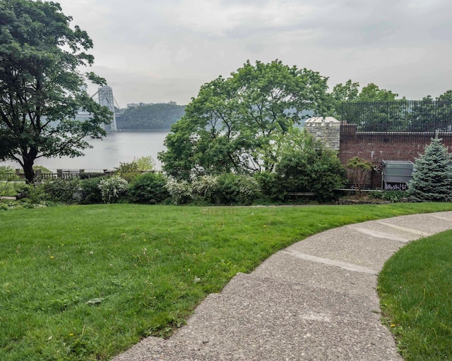 160 Cabrini Blvd Unit 62, New York Manhattan, NY 10033 - view of yard featuring a water view