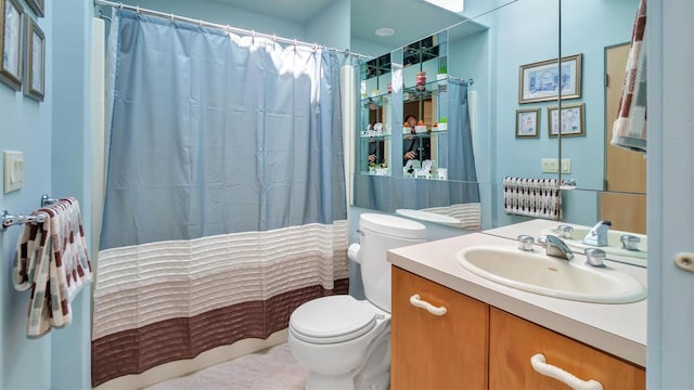 12 Sunset Path, Port Jefferson, NY 11777 - full bathroom featuring toilet, vanity, and tile patterned floors