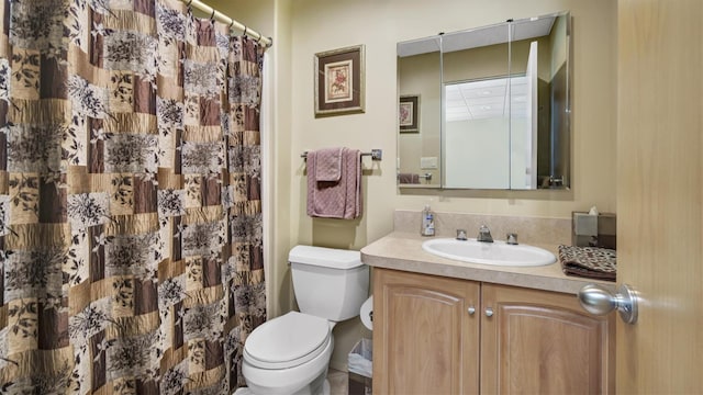 12 Sunset Path, Port Jefferson, NY 11777 - full bath featuring toilet, vanity, and a shower with shower curtain