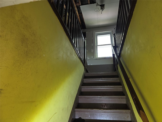 view of stairs