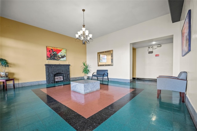 view of community lobby