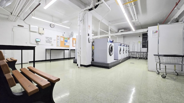 160-10 89th Ave Unit 9A, Jamaica, NY 11432 - misc room with washing machine and dryer